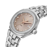 Tag Heuer Link Quartz Brown Dial Silver Steel Strap Watch for Women - WBC131E.BA0649