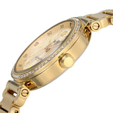 Coach Sport Diamonds Gold Dial Gold Steel Strap Watch for Women - 14502195