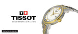 Tissot T Classic Bridgeport Silver Dial Two Tone Mesh Gelang Jam Tangan Untuk Pria - T097.410.22.038.00