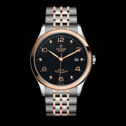 Tudor 1926 Automatic Diamonds Black Dial Two Tone Steel Strap Watch for Men - M91651-0004