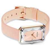 Swarovski Uptown Pink Dial Pink Leather Strap Watch for Women - 5547719