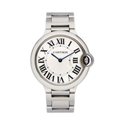 Cartier Ballon Bleu De Cartier Silver Dial Silver Steel Strap Watch for Women - W69011Z4