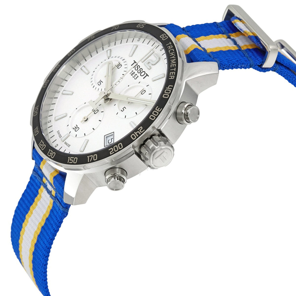 Tissot Quickster Chronograph NBA Golden State Warriors White Dial