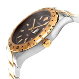 Versace Hellenyium Quartz Brown Dial Two Tone Steel Strap Watch For Men - V11040015 