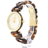 Michael Kors Delray Gold Dial Two Tone Steel Strap Watch for Women - MK4314