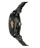 Versace Palazzo Empire Black Dial Black Steel Strap Watch for Men - VERD00518