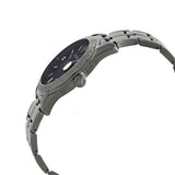 Versace Greca Time Quartz Black Dial Grey Steel Strap Watch for Men  - VE3K00622
