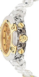 Versace Icon Active Chronograph Gold Dial White Silicone Strap Watch for Men - VEZ700121