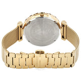 Versace Palazzo Empire Greca Black Dial Gold Mesh Bracelet Watch for Women - VEDV00519