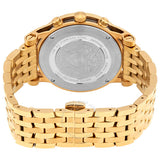 Versace Sport Tech Chronograph Black Dial Gold Steel Strap Watch for Men - VELT00419