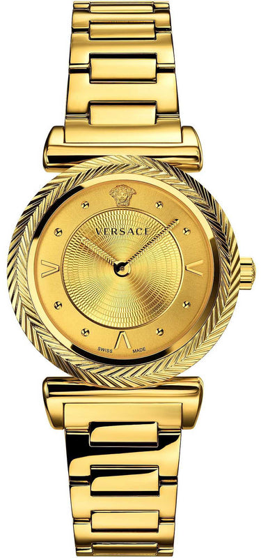 Versace women's 2025 gold watch