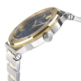 Versace Greca Quartz Blue Dial Silver Steel Strap Watch for Women - VEVH01120
