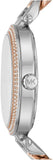 Michael Kors Catelyn Quartz Silver Dial Two Tone Steel Strap Watch For Women - MK4634