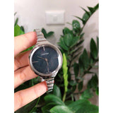 Calvin Klein Lively Black Dial Silver Steel Strap Watch for Women - K4U2312S