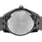 Versace Greca Time Quartz Black Dial Grey Steel Strap Watch for Men  - VE3K00622