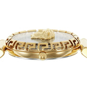 Versace Palazzo Empire Greca Black Dial Gold Mesh Bracelet Watch for Women - VEDV00519