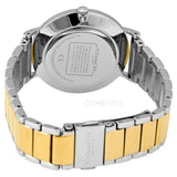 Coach Perry White Dial Two Tone Steel Strap Watch for Women - 14503347