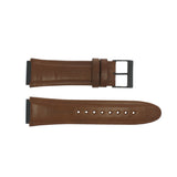 Guess Rigor Analog Black Dial Brown Leather Strap Watch For Men - W0040G8