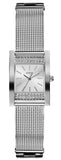 Guess Nouveau Diamonds Silver Dial Silver Mesh Bracelet Watch for Women - W0127L1