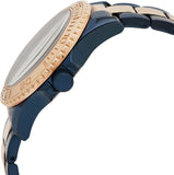 Guess BFF Multifunction Blue Dial Two Tone Steel Strap Watch for Women - W0231L6