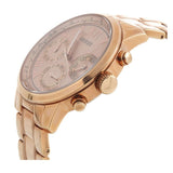 Guess Sunrise Quartz Rose Gold Dial Rose Gold Steel Strap Watch For Women - W0330L2