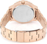 Guess Dazzler Diamonds Silver Dial Rose Gold Steel Strap Watch for Women - W0335L3
