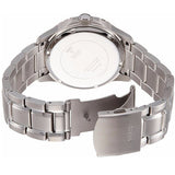 Guess Exec Quartz Silver Dial Silver Steel Strap Watch for Men - W0075G3