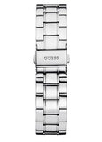 Guess Mini Sunrise Silver Dial Silver Steel Strap Watch For Women - W0448L1