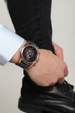 Guess Persuit Multifunction Black Dial Black Leather Strap Watch for Men - W0500G2