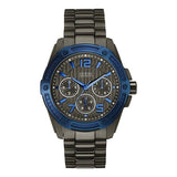 Guess Flagship Multifunction Chronograph Grey Dial Grey Steel Strap Watch for Men - W0601G1