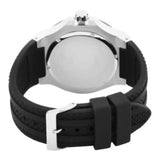 Guess Force Analog Quartz White Dial Black Rubber Strap Watch For Men - W0674G3