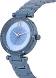 Guess Park Ave Analog Quartz Blue Dial Blue Steel Strap Watch For Women - W0767L4