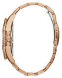 Guess Frontier Chronograph Crystals Rose Gold Dial Rose Gold Steel Strap Watch for Men - W0799G3