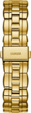 Guess Analog Diamonds Silver Dial Gold Steel Strap Watch For Women - W1013l2