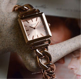 Guess Vanity Rose Gold Dial Rose Gold Steel Strap Watch for Women - W1029L3