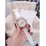 Guess Limelight White Dial White Rubber Strap Watch for Women - W1053L2