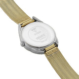 Guess Whisper Silver Dial Gold Mesh Bracelet Watch for Women - W1084L2