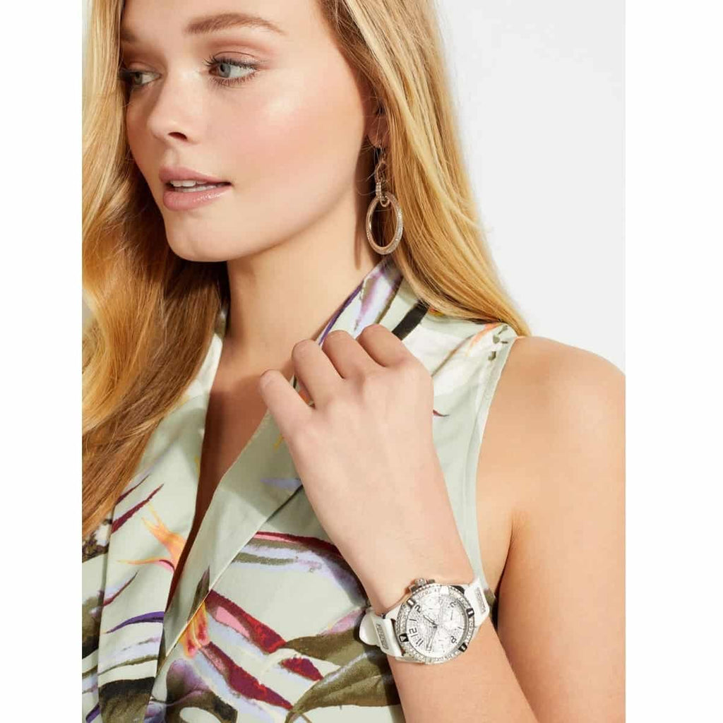 Guess GS LADY FRONTIER - Orologio - silver-coloured/argentato Guess GS LADY FRONTIER - Orologio - silver-coloured/argentato