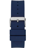 Guess Genesis Multi Function Analog Blue Dial Blue Rubber Strap Watch For Men - W1254G1