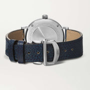 IWC Portofino Automatic Silver Dial Blue Leather Strap Watch for Women - IW357411