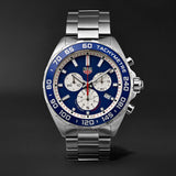 Tag Heuer Formula 1 Jam Tangan Tali Baja Perak Dial Biru untuk Pria - CAZ1018BA0842