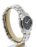 Omega Seamaster Aqua Terra Quartz Diamond Black Dial Silver Steel Strap Watch for Women - 220.10.28.60.51.001