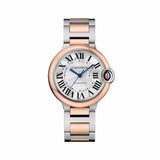 Cartier Ballon Bleu De Cartier Silver Dial Two Tone Steel Strap Watch for Women - W2BB0033