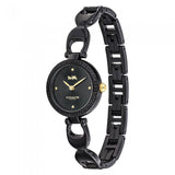 Coach Park Black Swarovski Dial Black Steel Strap Watch for Women - 14503564