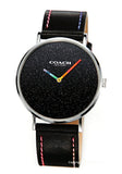 Coach Perry Black Dial Black Leather Strap Watch for Women - 14503033