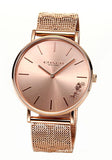 Coach Perry Rose Gold Dial Rose Gold Mesh Bracelet Watch for Women - 14503343