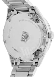 Tag Heuer Carrera Quartz Diamonds Blue Dial Silver Steel Strap Watch for Women - WAR1114.BA0601