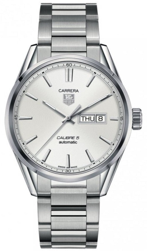 Tag heuer mens sale watch white face