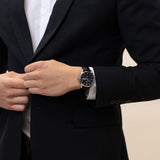 Jam Tangan Pria Tag Heuer Carrera Calibre 5 Automatic Black Dial Black Leather Strap - WAR201C.FC6266