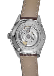 Tag Heuer Carrera Calibre 5 Automatic White Dial Brown Leather Strap Watch for Men - WAR201D.FC6291
